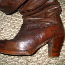 Lincoln Park Shoe Repair - I wish I had before pics... completely ruined shoes restored to new.  Heels built up and rebalanced.  Salt and stains removed