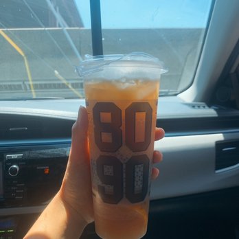 Boba Ave Express - Grapefruit and orange fruit tea with grass jelly - Bubble Tea Near Me - Arcadia, California Boba Ave Express - Grapefruit and orange fruit tea with grass jelly - Bubble Tea Near Me - Arcadia, California