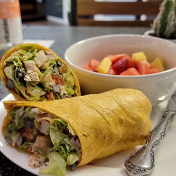Its A Wrap - Southwest Chicken Wrap with Fresh Fruit - Wraps Near Me - Thousand Palms, California Its A Wrap - Southwest Chicken Wrap with Fresh Fruit - Wraps Near Me - Thousand Palms, California