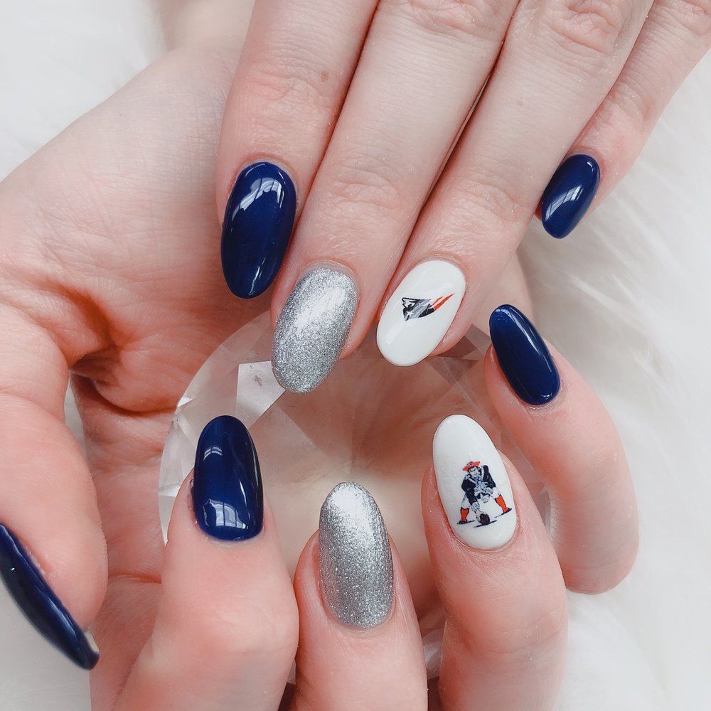 Perfect Nails - Super bowl Sunday nails ! So cool and unique - Waxing Near Me - Cumberland, Rhode Island Perfect Nails - Super bowl Sunday nails ! So cool and unique - Waxing Near Me - Cumberland, Rhode Island
