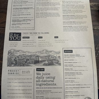 First Watch - Page 2 of the menu - Breakfast & Brunch Near Me - Joplin, Missouri