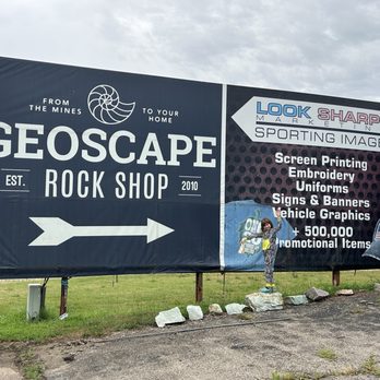 GeoScape Rock Shop - Sign - Jewelry Near Me - Paw Paw, Michigan