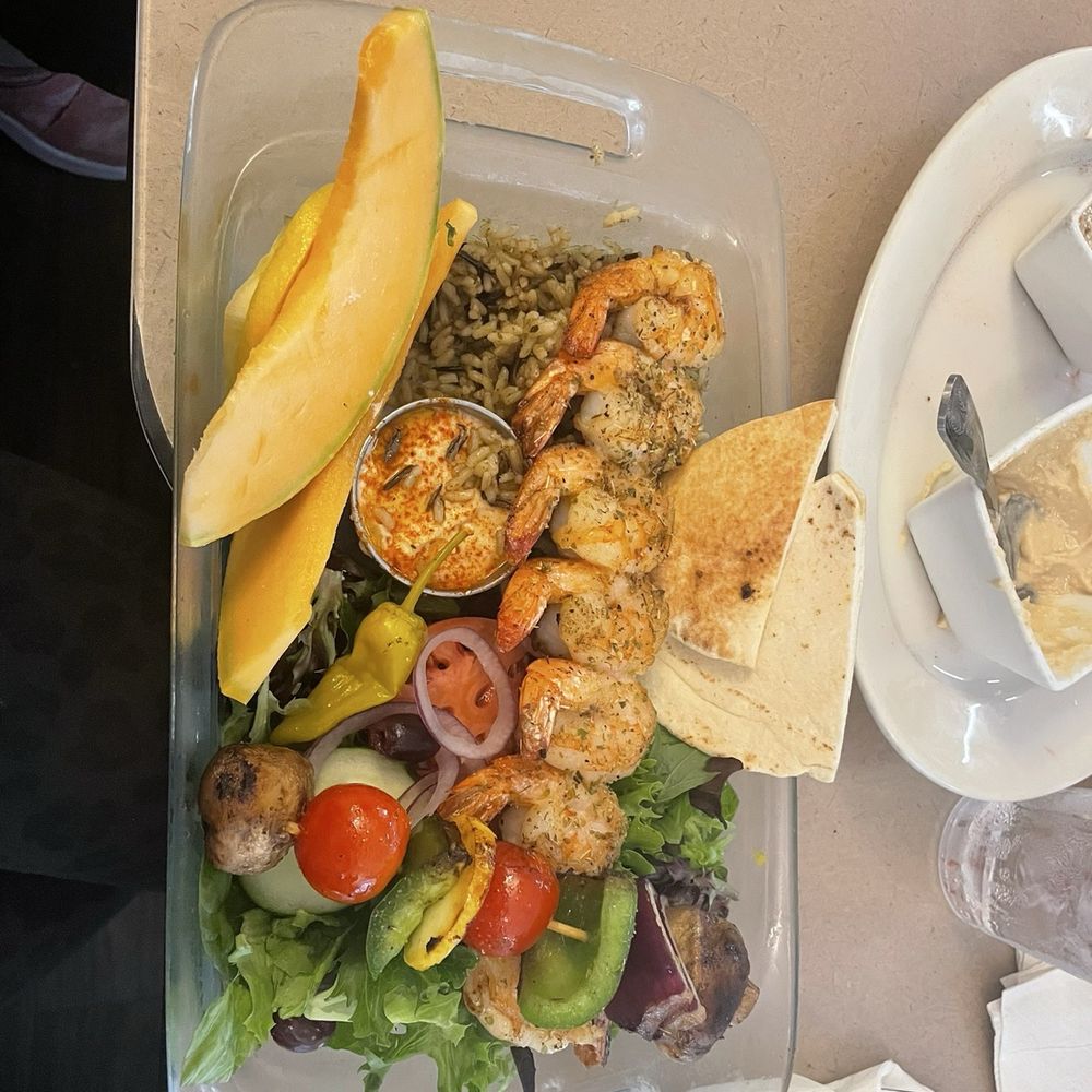 Olive Branch - Shrimp Kabob - Mediterranean Near Me - Birmingham, Alabama