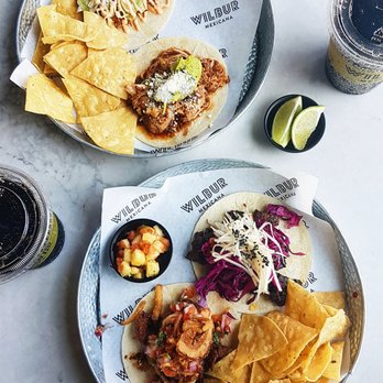 Wilbur Mexicana - Top: Chicken Tinga taco Bottom: Bulgogi & Carna Asada taco - Mexican Near Me - Toronto, Ontario Wilbur Mexicana - Top: Chicken Tinga taco Bottom: Bulgogi & Carna Asada taco - Mexican Near Me - Toronto, Ontario