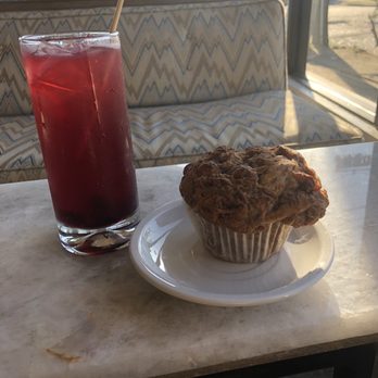 Doshi House - Hibiscus Tonic and Monkeybread Muffin! - Coffee & Tea Near Me - Houston, Texas Doshi House - Hibiscus Tonic and Monkeybread Muffin! - Coffee & Tea Near Me - Houston, Texas