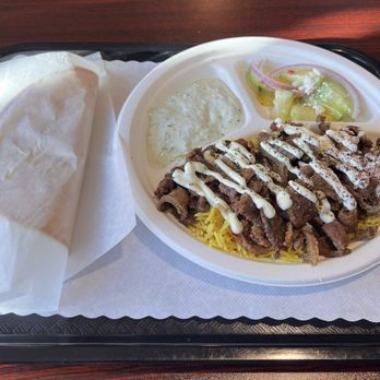 Mediterranean Grill - Beef&Lamb Gyro Plate (Combo) - Mediterranean Near Me - Bellevue, Washington Mediterranean Grill - Beef&Lamb Gyro Plate (Combo) - Mediterranean Near Me - Bellevue, Washington