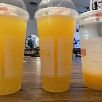 7 Leaves Cafe - All 3 drinks have nothing in them. - Coffee & Tea Near Me - Carrollton, Texas