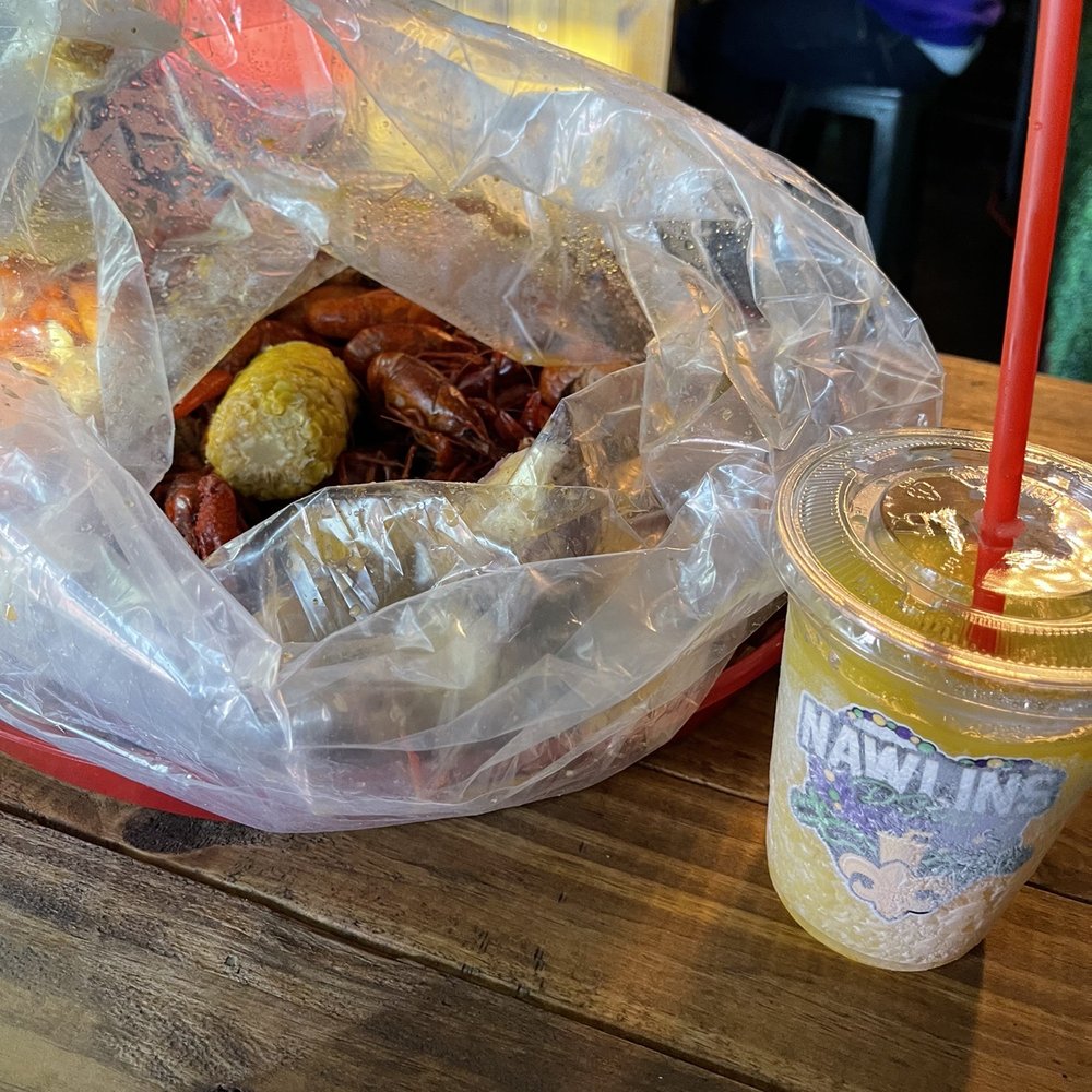 Nawlins D Shop - Crawfish, corn & potatoes Mardi Gras Mash daiquiri - Cocktail Bars Near Me - Missouri City, Texas Nawlins D Shop - Crawfish, corn & potatoes Mardi Gras Mash daiquiri - Cocktail Bars Near Me - Missouri City, Texas