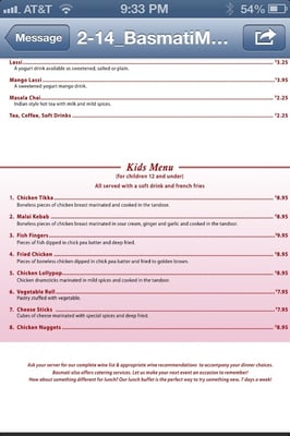 Menu photo 5 Basmati Indian Restaurant Annapolis, MD Menu photo 5 Basmati Indian Restaurant Annapolis, MD