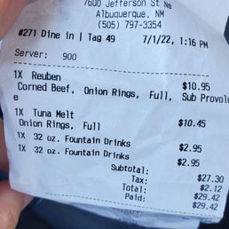 Deli knowingly over-charged us.