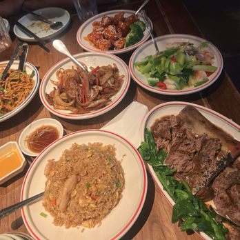 O Mandarin - Chicken fried rice, beef chow mein, Mongolian Beef, Garlic Pepper Shrimp, Sesame Chicken, and a delicious beef I forgot the name - Szechuan Near Me - Hicksville, New York O Mandarin - Chicken fried rice, beef chow mein, Mongolian Beef, Garlic Pepper Shrimp, Sesame Chicken, and a delicious beef I forgot the name - Szechuan Near Me - Hicksville, New York