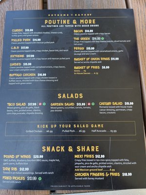 Menu photo 4 Extreme Eatery Parksville, BC