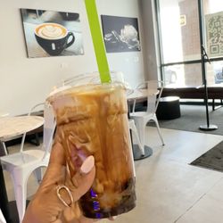 Milkster Nitrogen Creamery + Coffee Clearwater - Caramel brown sugar syrup boba