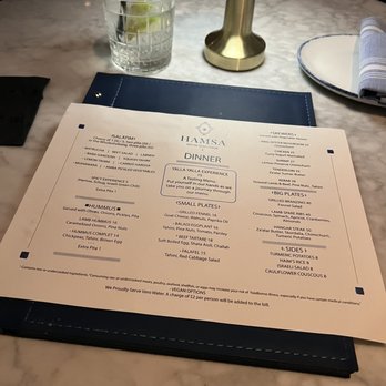 Hamsa - Dinner menu - Mediterranean Near Me - Houston, Texas Hamsa - Dinner menu - Mediterranean Near Me - Houston, Texas