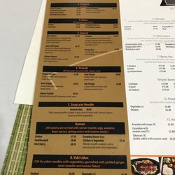 Oishi - Menu left