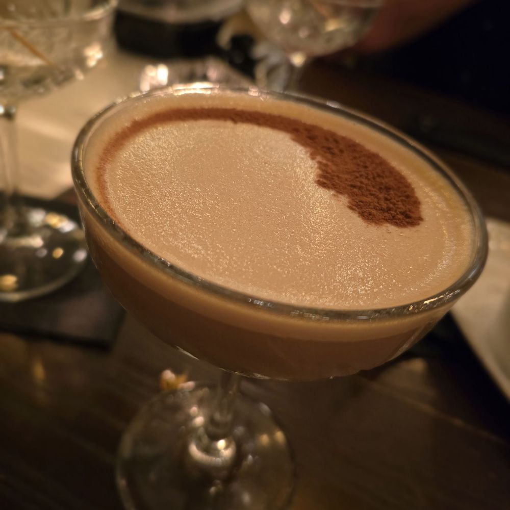 Hearsay Beaumont - This Caramel Macchiato Martini paired well with a Creme Brule for dessert! - American Near Me - Beaumont, Texas Hearsay Beaumont - This Caramel Macchiato Martini paired well with a Creme Brule for dessert! - American Near Me - Beaumont, Texas