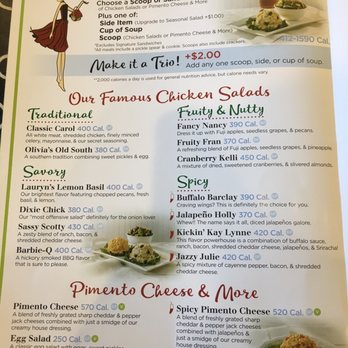 Chicken Salad Chick - Menu 2 - Sandwiches Near Me - Tuscaloosa, Alabama Chicken Salad Chick - Menu 2 - Sandwiches Near Me - Tuscaloosa, Alabama