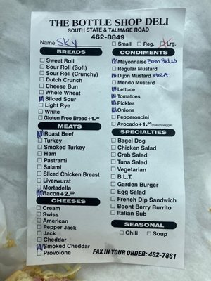 Menu photo 4 The Bottle Shop Ukiah, CA