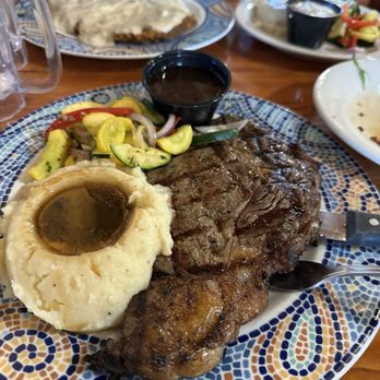 Stage Coach Grille - Ribeye with all the fixings! - Seafood Near Me - La Verkin, Utah Stage Coach Grille - Ribeye with all the fixings! - Seafood Near Me - La Verkin, Utah