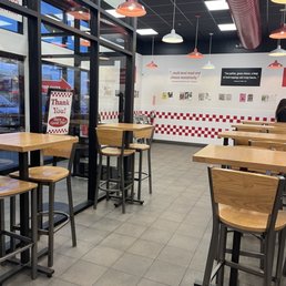 the inside of a fast food restaurant the inside of a fast food restaurant
