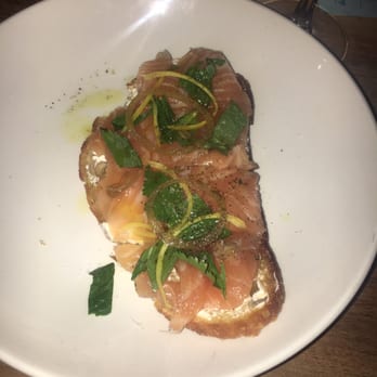 The Optimist - Salmon and goat cheese toast. So good - Seafood Near Me - Atlanta, Georgia