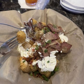 The Brass Tap - Loaded Tots with Brisket - Beer Bar Near Me - Palm Coast, Florida The Brass Tap - Loaded Tots with Brisket - Beer Bar Near Me - Palm Coast, Florida