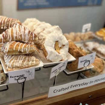 Dom's Coffee - a variety of pastries on display - Coffee & Tea Near Me - Avon, Connecticut Dom's Coffee - a variety of pastries on display - Coffee & Tea Near Me - Avon, Connecticut