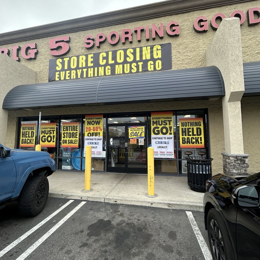 Big 5 Sporting Goods - Location - Sporting Goods Near Me - San Pedro, California
