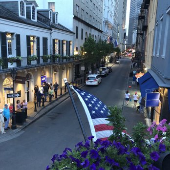 Curio Bistro - Great ambiance sitting on the balcony - Cajun/Creole Near Me - New Orleans, Louisiana