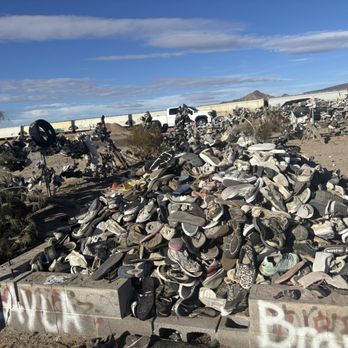 Shoe Fence - Local Flavor Near Me - Vidal, California Shoe Fence - Local Flavor Near Me - Vidal, California