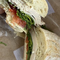 Turkey & Cheddar sandwich