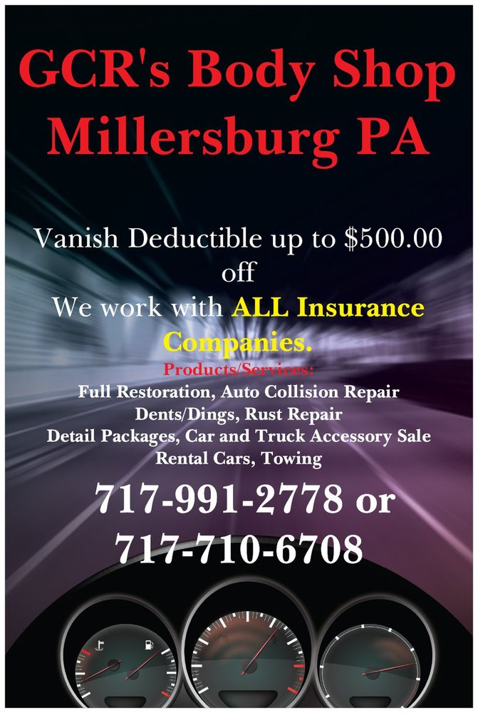 GCR’S AUTO COLLISION Updated June 2024 675 Market St, Millersburg