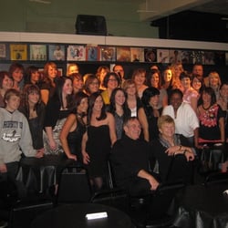 Our amazing staff enjoying a winter gathering at "Laugh" downtown Bloomington!!