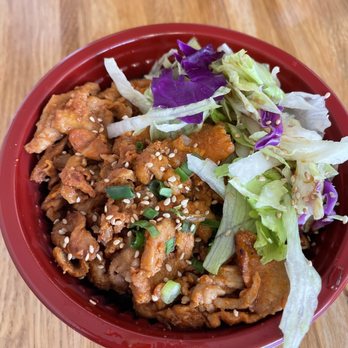 Asian Pear - Spicy Pork Bowl - Korean Near Me - Albuquerque, New Mexico Asian Pear - Spicy Pork Bowl - Korean Near Me - Albuquerque, New Mexico