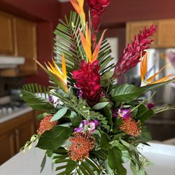 Flowers By Veronica - Tropical design for my father's celebration of life