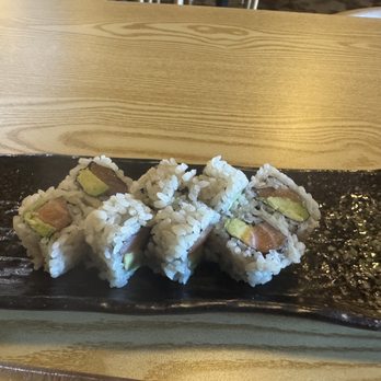 Hato Sushi - Salmon Avocado Roll - Sushi Bars Near Me - Los Angeles, California Hato Sushi - Salmon Avocado Roll - Sushi Bars Near Me - Los Angeles, California