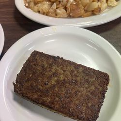 Pork scrapple, it was ok...