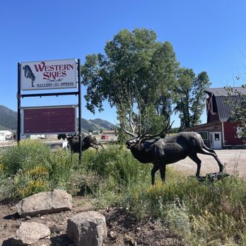 Western Skies Fine Art - Outside - Art Galleries Near Me - Afton, Wyoming Western Skies Fine Art - Outside - Art Galleries Near Me - Afton, Wyoming