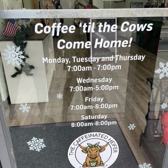 The Caffeinated Heifer - Front door - Coffee & Tea Near Me - Thomson, Georgia The Caffeinated Heifer - Front door - Coffee & Tea Near Me - Thomson, Georgia