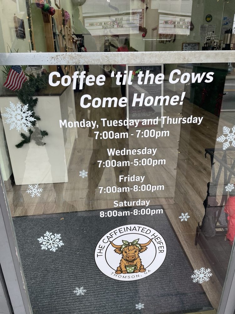 The Caffeinated Heifer Logo
