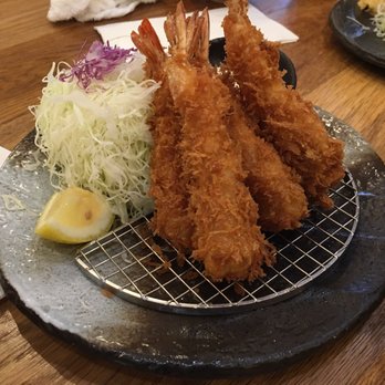 Tonkatsu Tamafuji - Five piece shrimp tempura - Japanese Near Me - Honolulu, Hawaii Tonkatsu Tamafuji - Five piece shrimp tempura - Japanese Near Me - Honolulu, Hawaii
