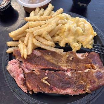 Rhema Soul Cuisine - Bronx style pork ribs meal, Parmesan fries and 7 cheese baked Mac - Comfort Food Near Me - Landrum, South Carolina Rhema Soul Cuisine - Bronx style pork ribs meal, Parmesan fries and 7 cheese baked Mac - Comfort Food Near Me - Landrum, South Carolina