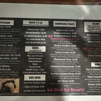 Stewarts Tavern - Menu - Barbeque Near Me - Raeford, North Carolina