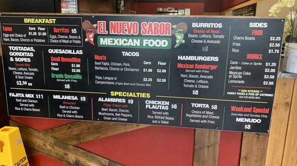 Menu photo 2 El Nuevo Sabor DeSoto, TX