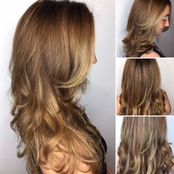 FunnelJack Salon - This beauty has been given a beautiful caramel melt and balayage