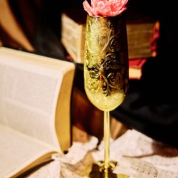 Juliet Cocktail Room - Cork and Thorn - Crisp Clean mixture or Ros'e wine and rose flavors with a hint of fig
