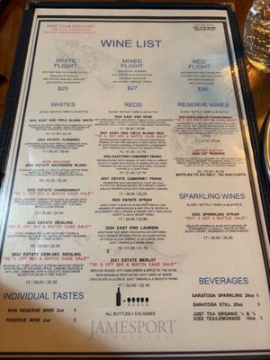 Menu photo 1 Jamesport Vineyards Jamesport, NY