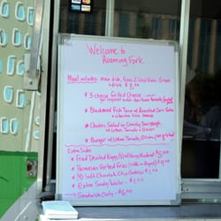 Roaming Fork - Menu for 8/25