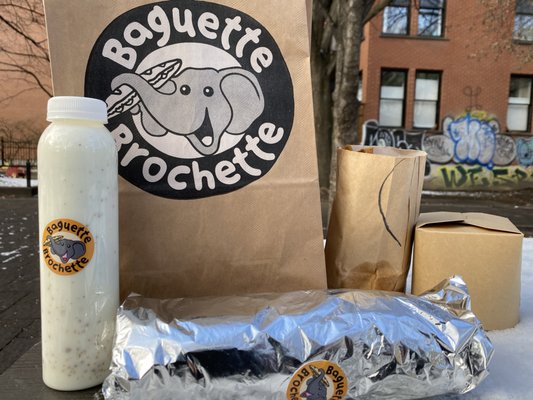 Baguette Brochette Plateau by null