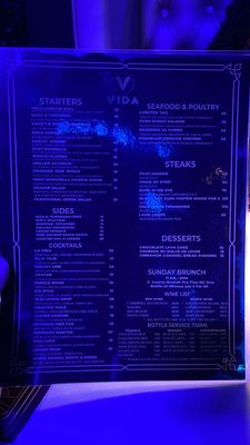 Menu photo 6 VIDA NYC Steakhouse Queens, NY